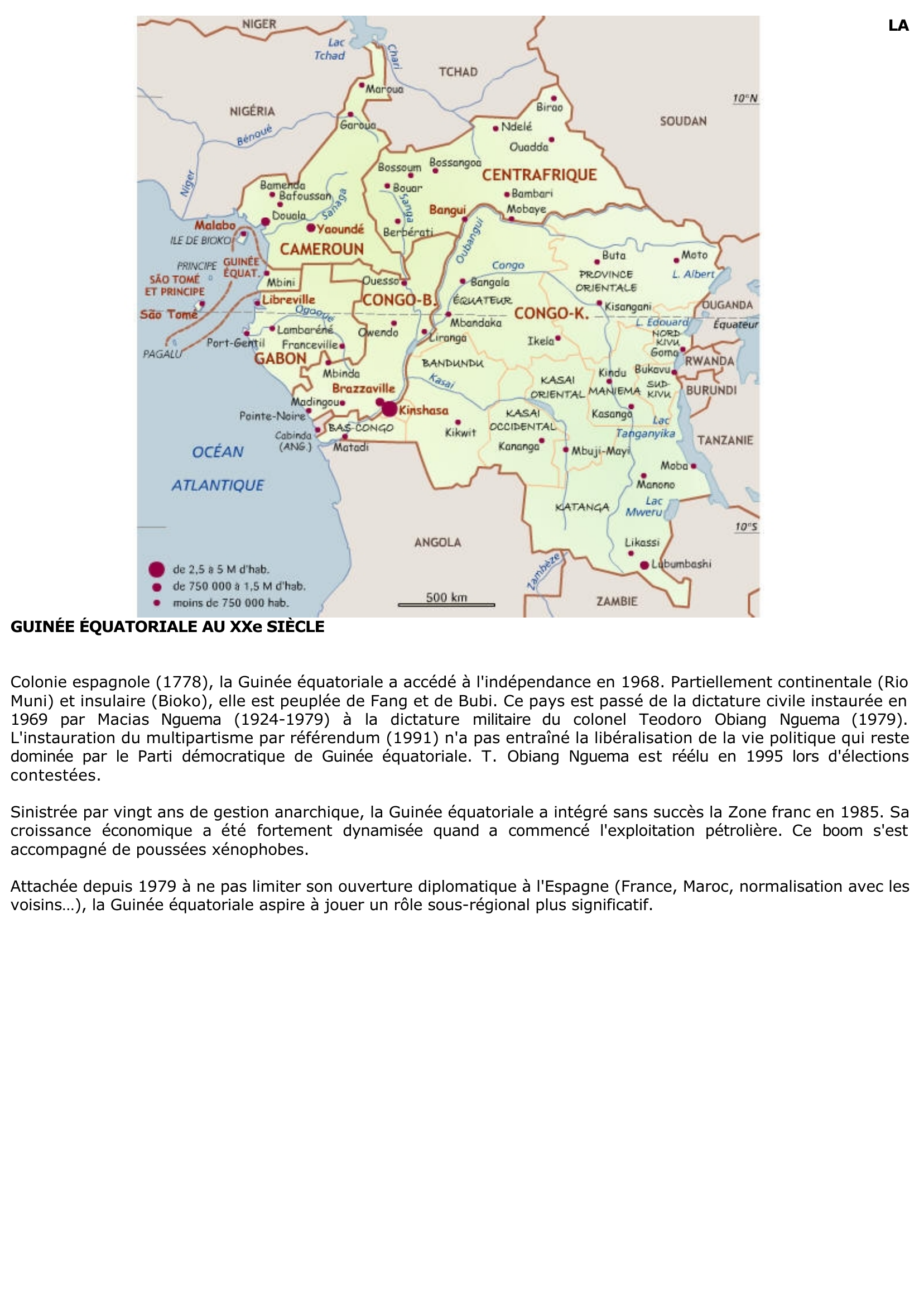 Prévisualisation du document Histoire et Géographie de la Guinée équatoriale