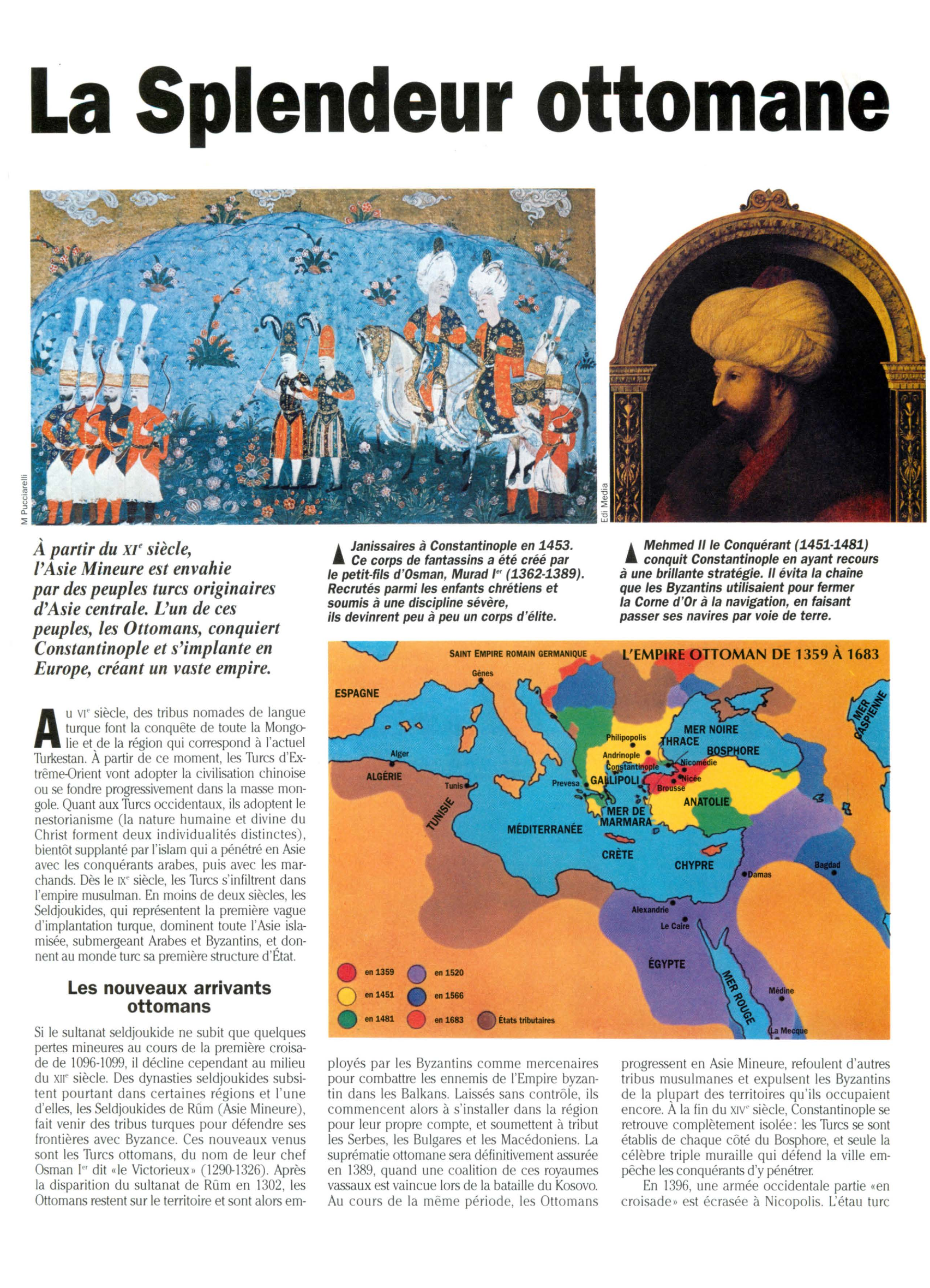 Prévisualisation du document Histoire et Géographie de l'Empire ottoman