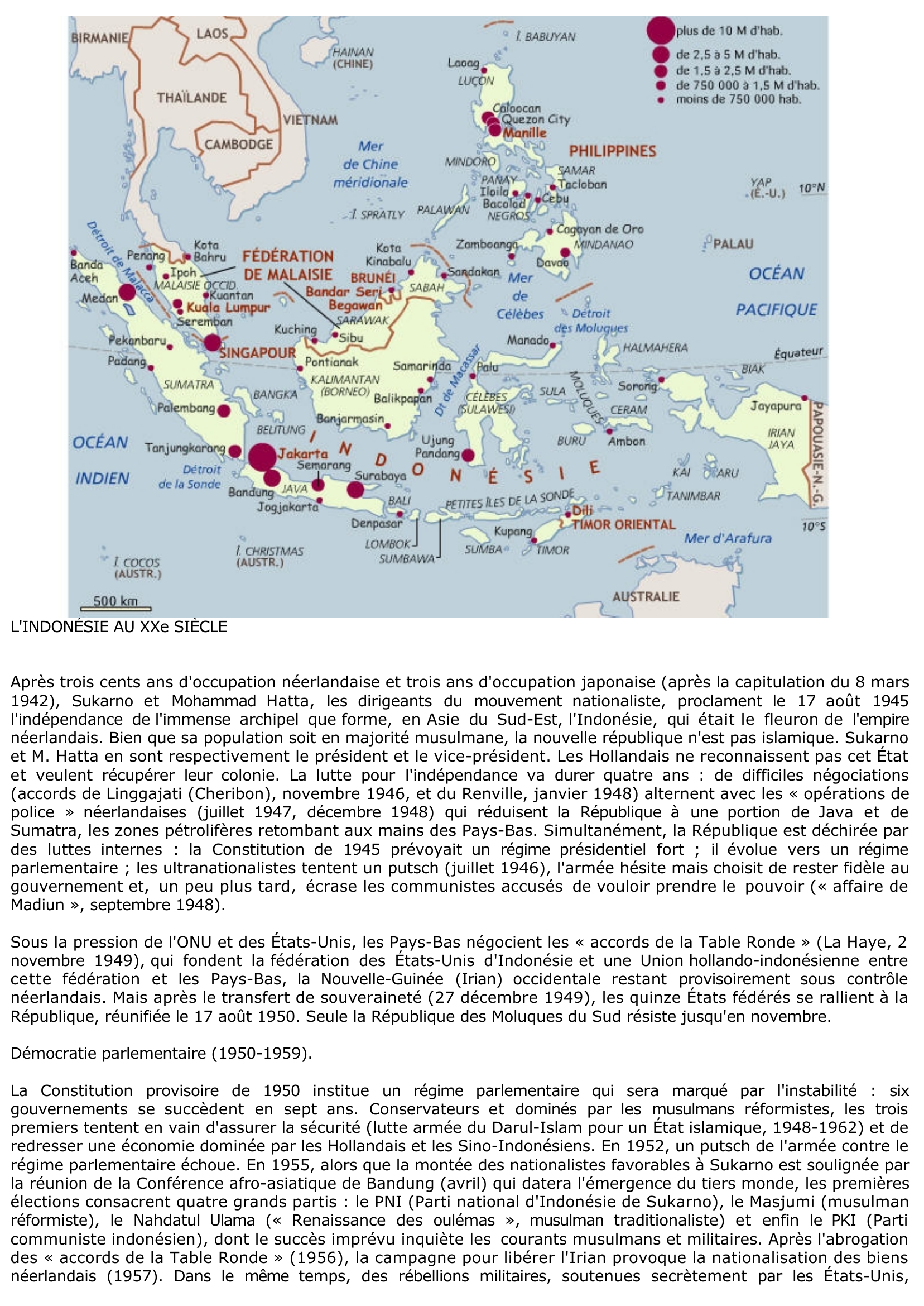 Prévisualisation du document Histoire et géographie de l'Indonésie