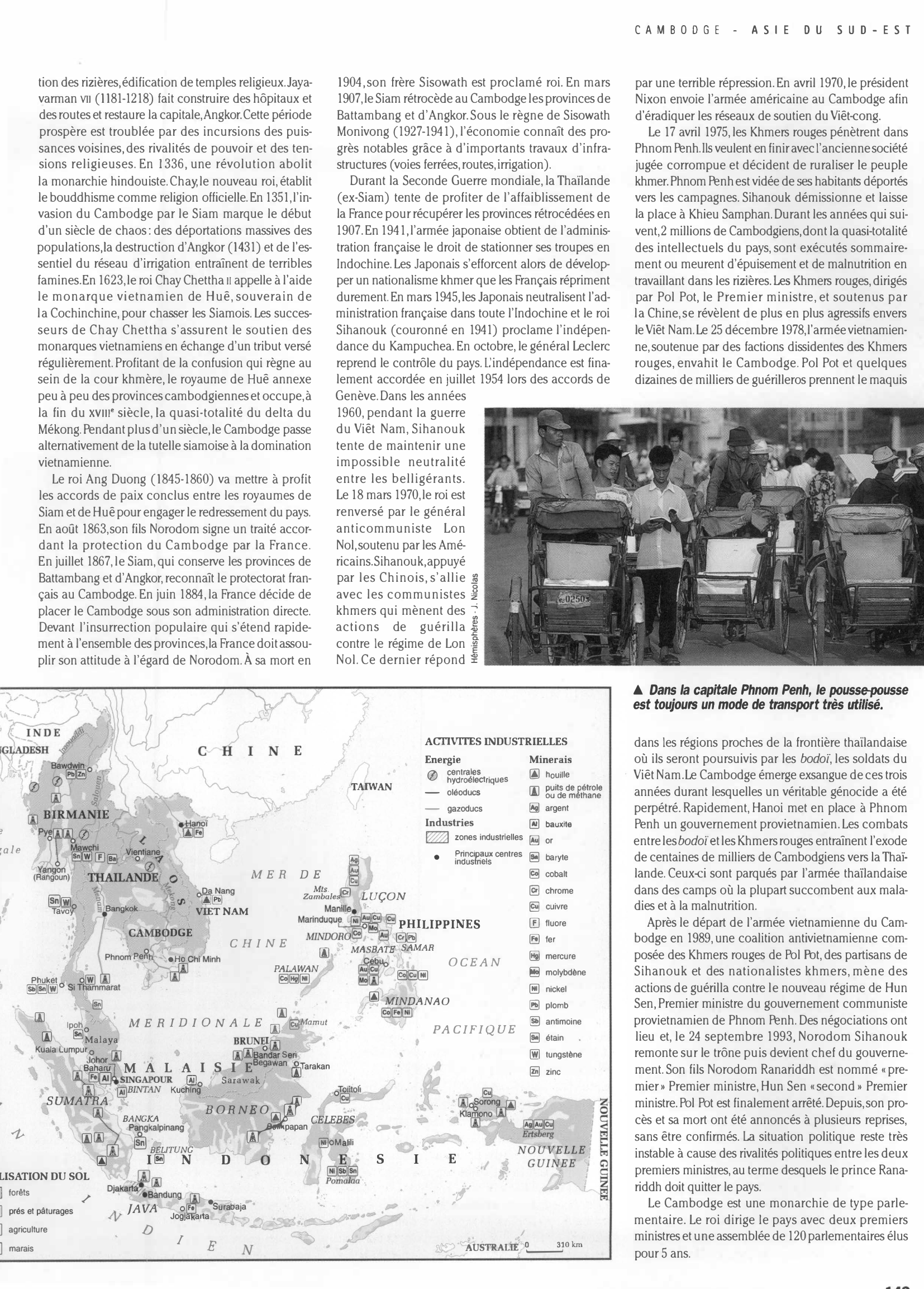 Prévisualisation du document Histoire, géographie et économie: le Cambodge