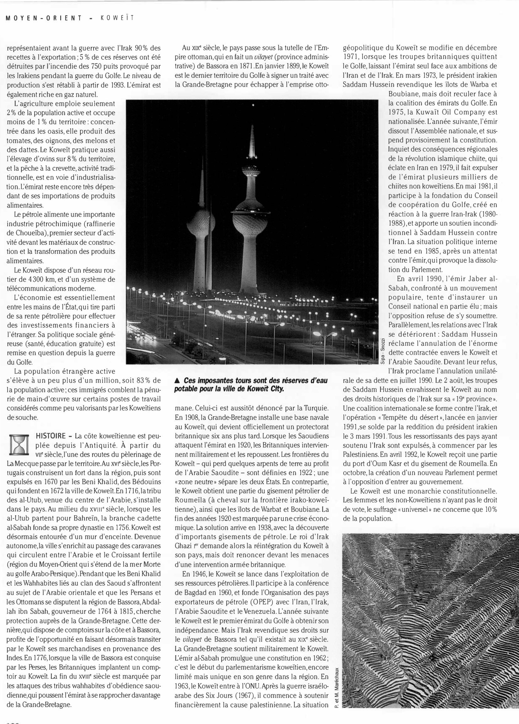 Prévisualisation du document Histoire, géographie et économie: le Koweït