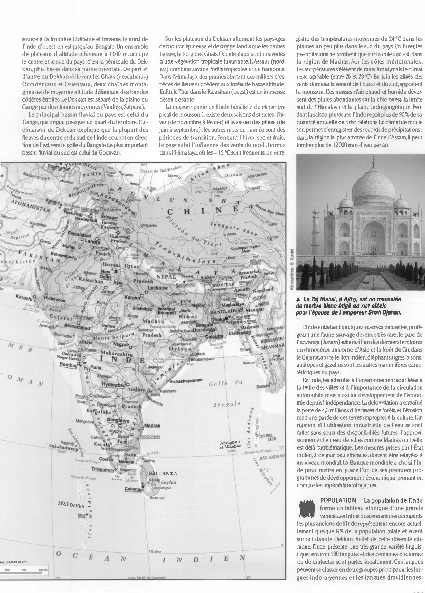 Prévisualisation du document Histoire, géographie et économie: L’Inde