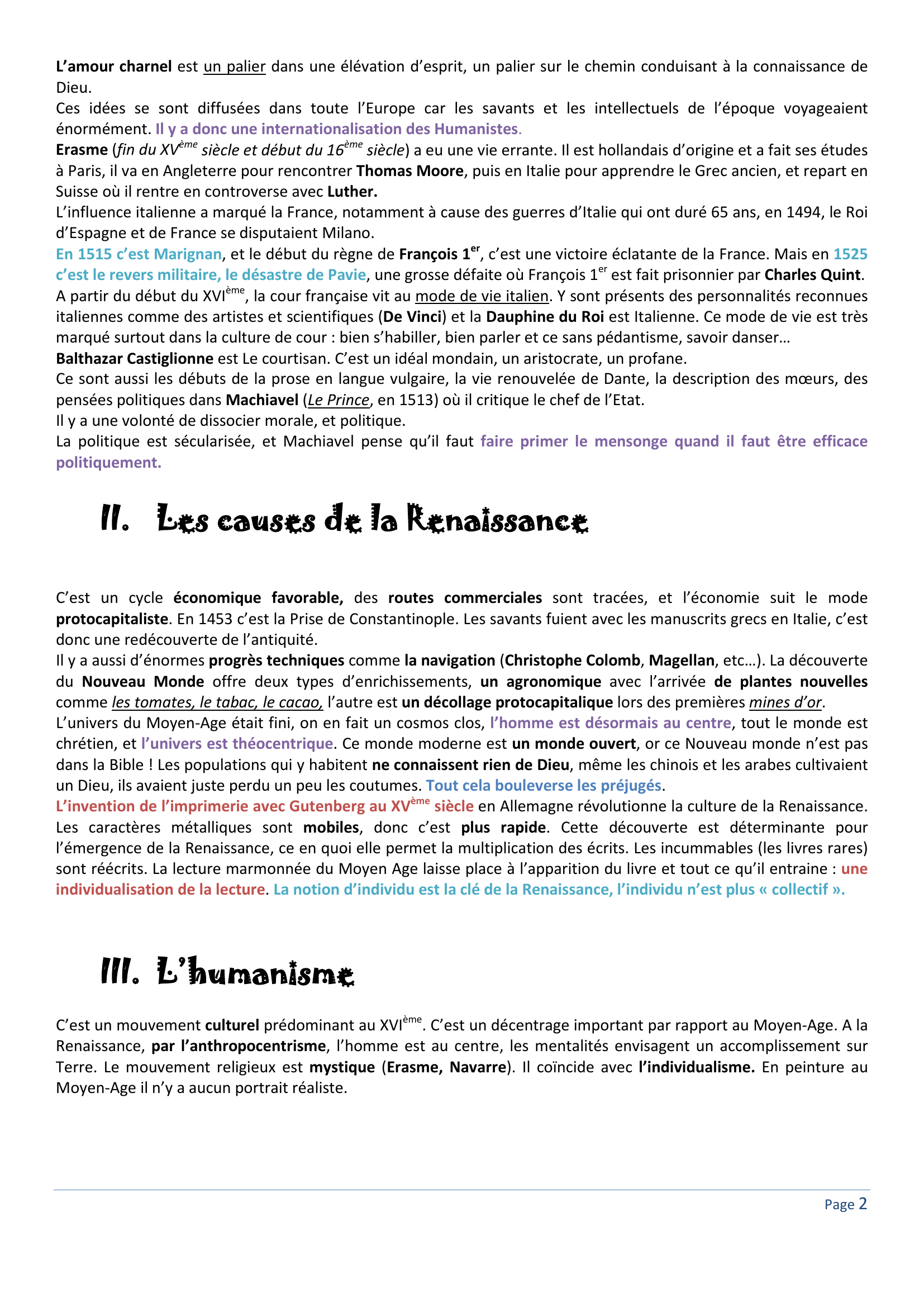 Prévisualisation du document Histoire littéraire et culturelle :  La Renaissance