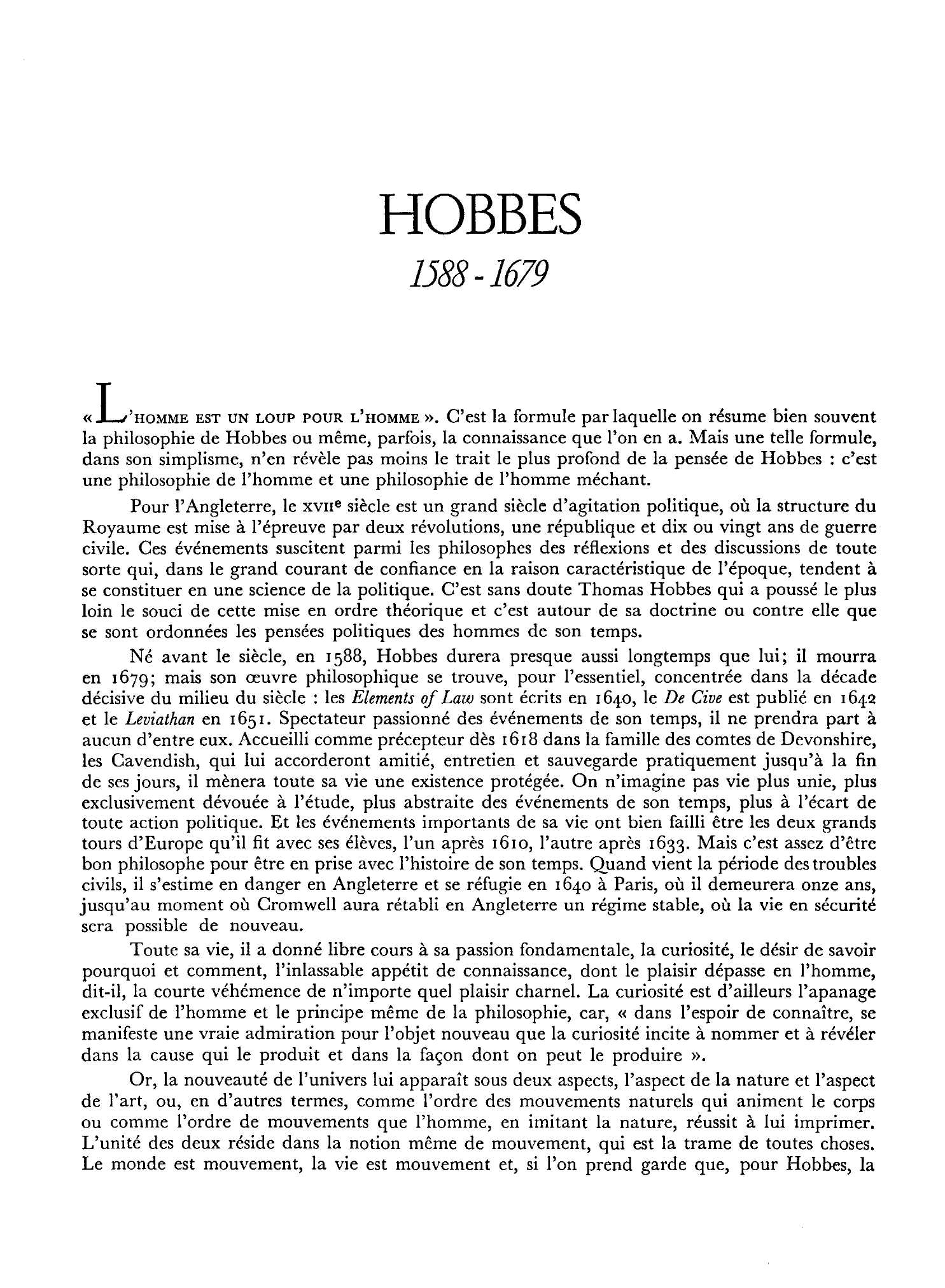Prévisualisation du document HOBBES