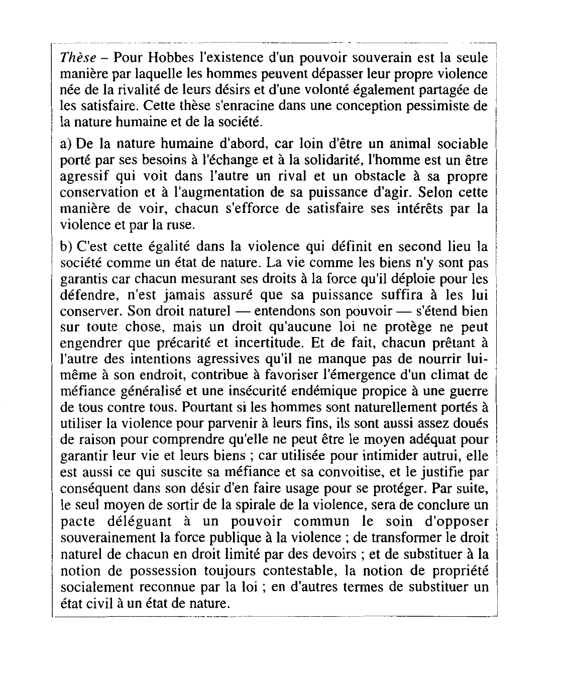 Prévisualisation du document Hobbes, Léviathan, Sirey, p. 122-124: le pouvoir politique. Commentaire.