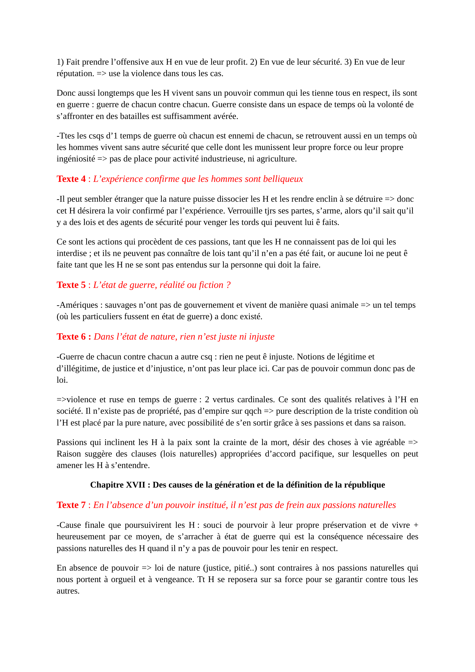 Prévisualisation du document Hobbes - Léviathan
