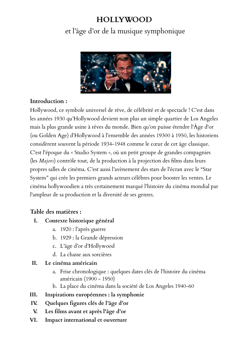 Prévisualisation du document Hollywood et l'âge d'or de la musique symphonique