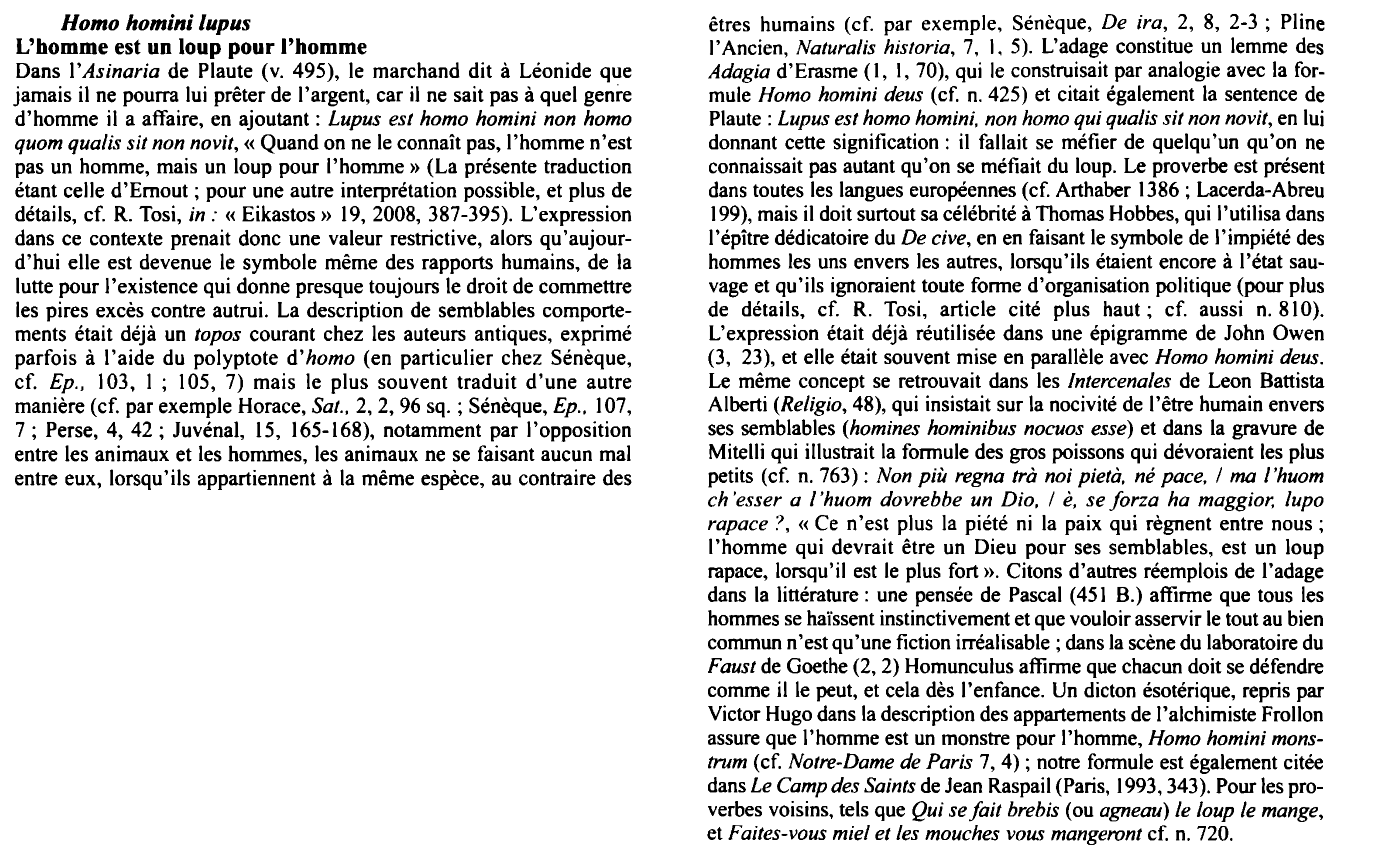 Prévisualisation du document Homo homini lupus