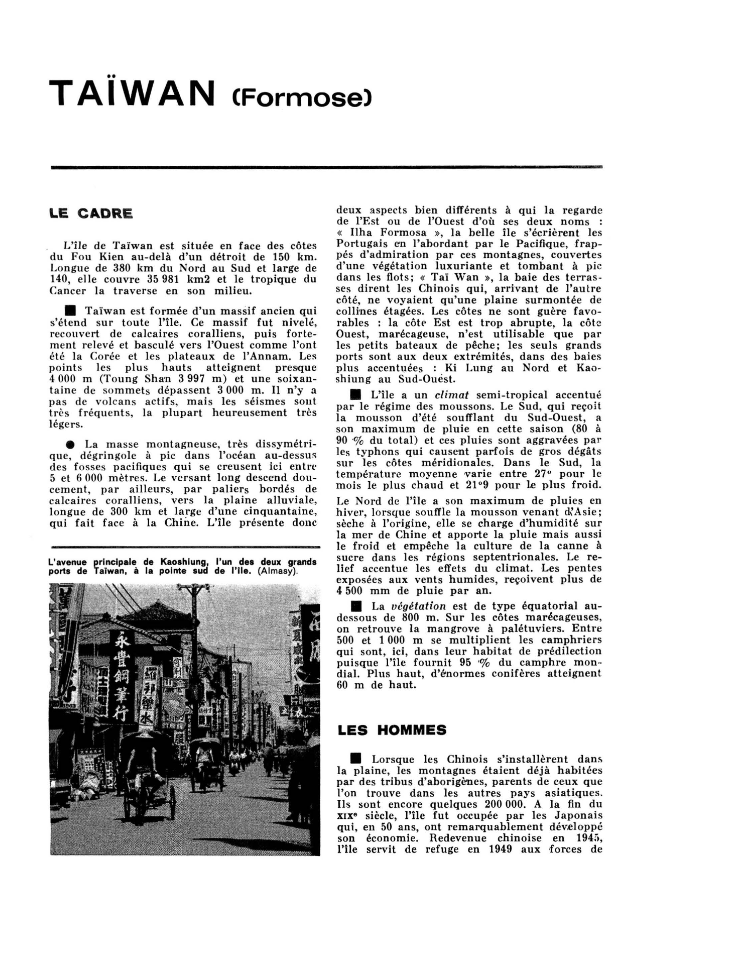 Prévisualisation du document Hong Kong, Macao, Formose, Mongolie, Corée dans les années 1970 (géographie physique)