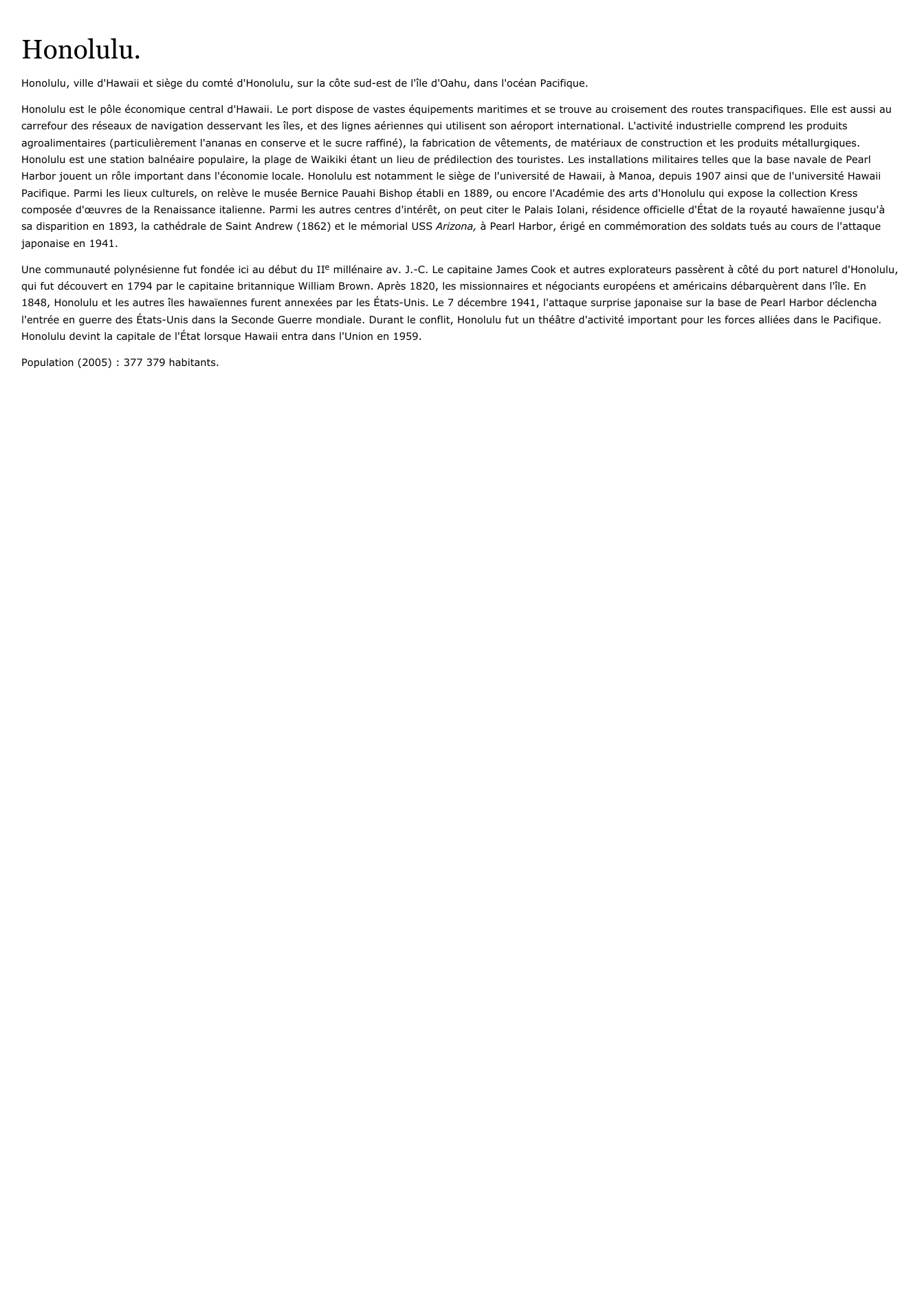 Prévisualisation du document Honolulu.