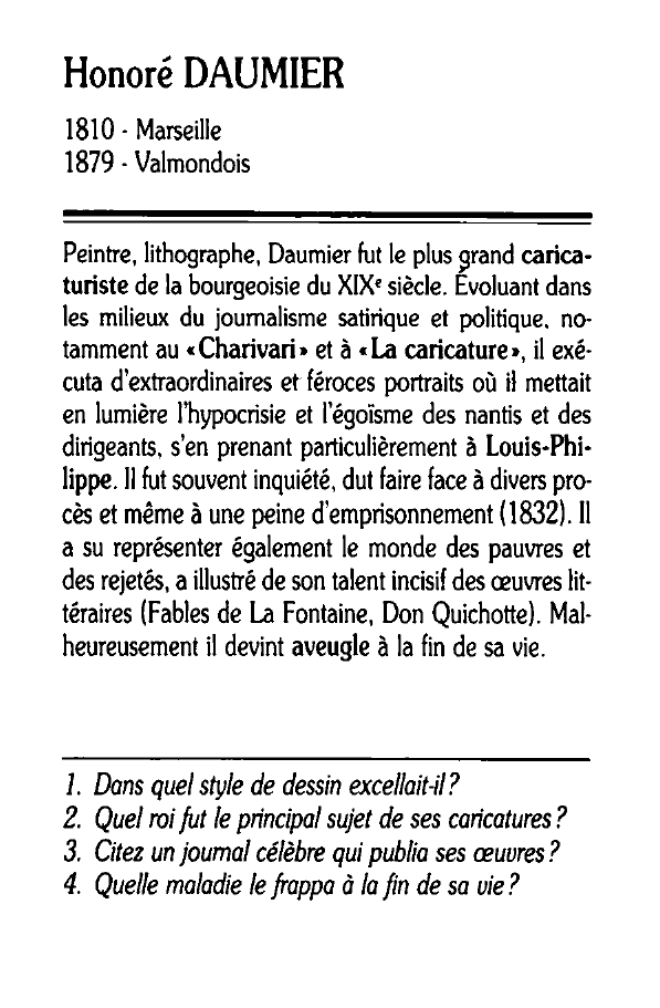 Prévisualisation du document Honoré DAUMIER