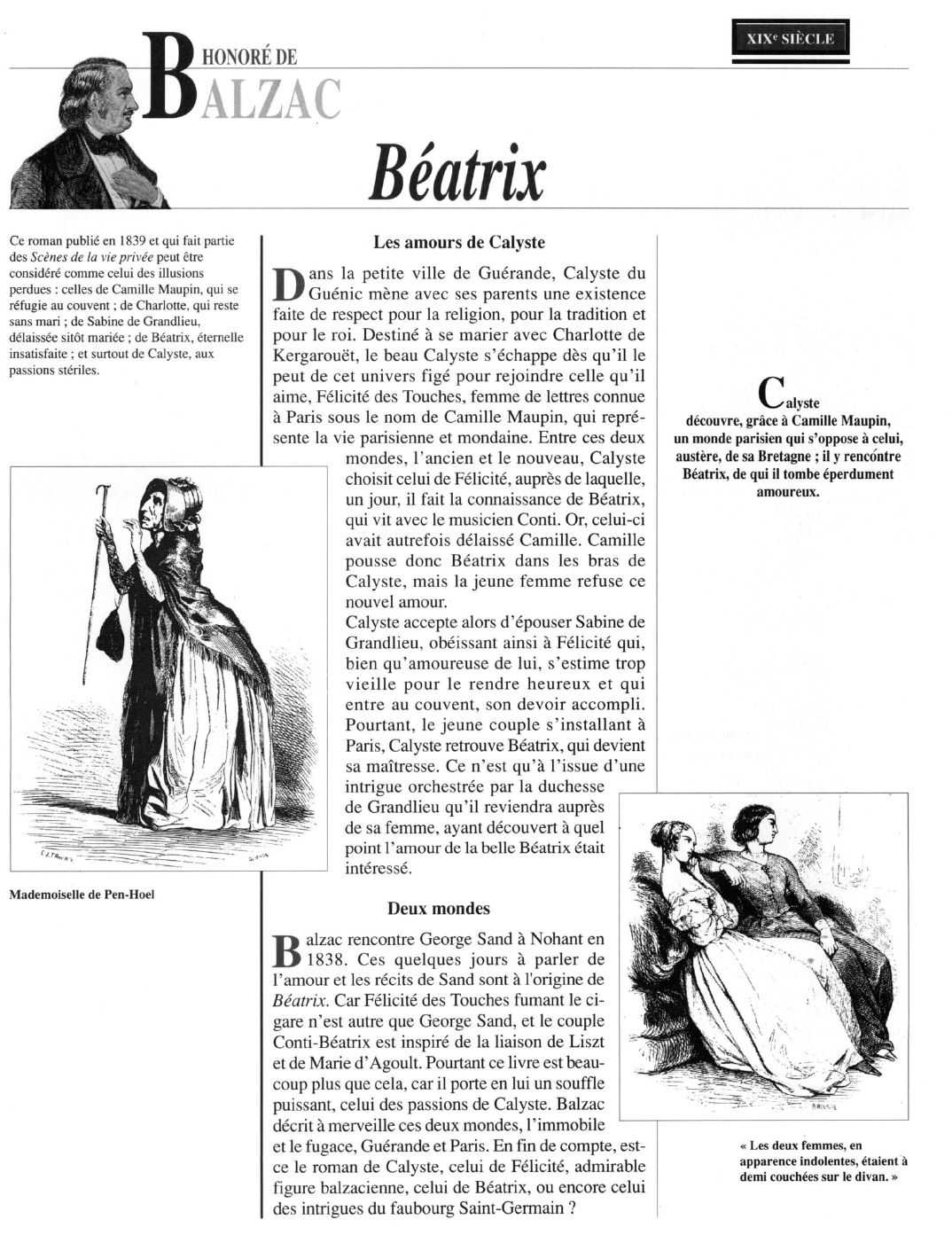 Prévisualisation du document HONORÉ DE BALZAC:Béatrix.