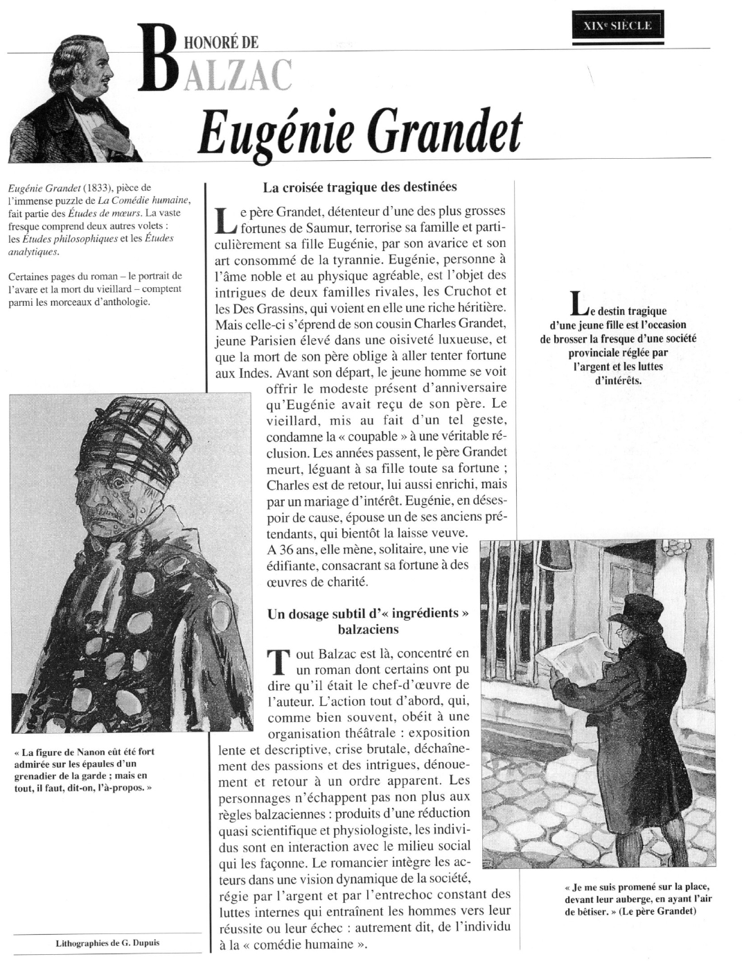 Prévisualisation du document HONORÉ DE BALZAC:Eugénie Grandet.