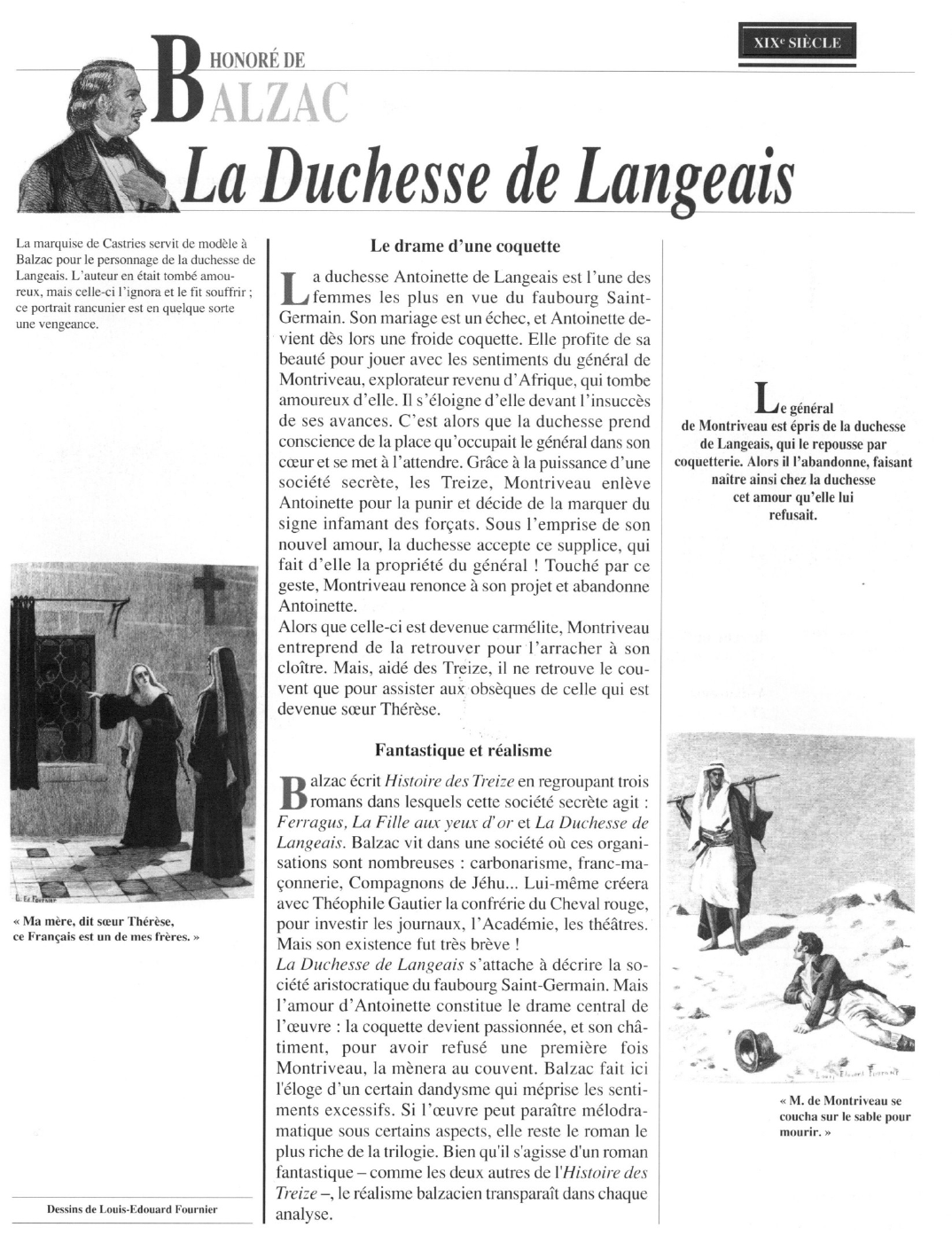 Prévisualisation du document HONORÉ DE BALZAC:La Duchesse  de  Langeais.