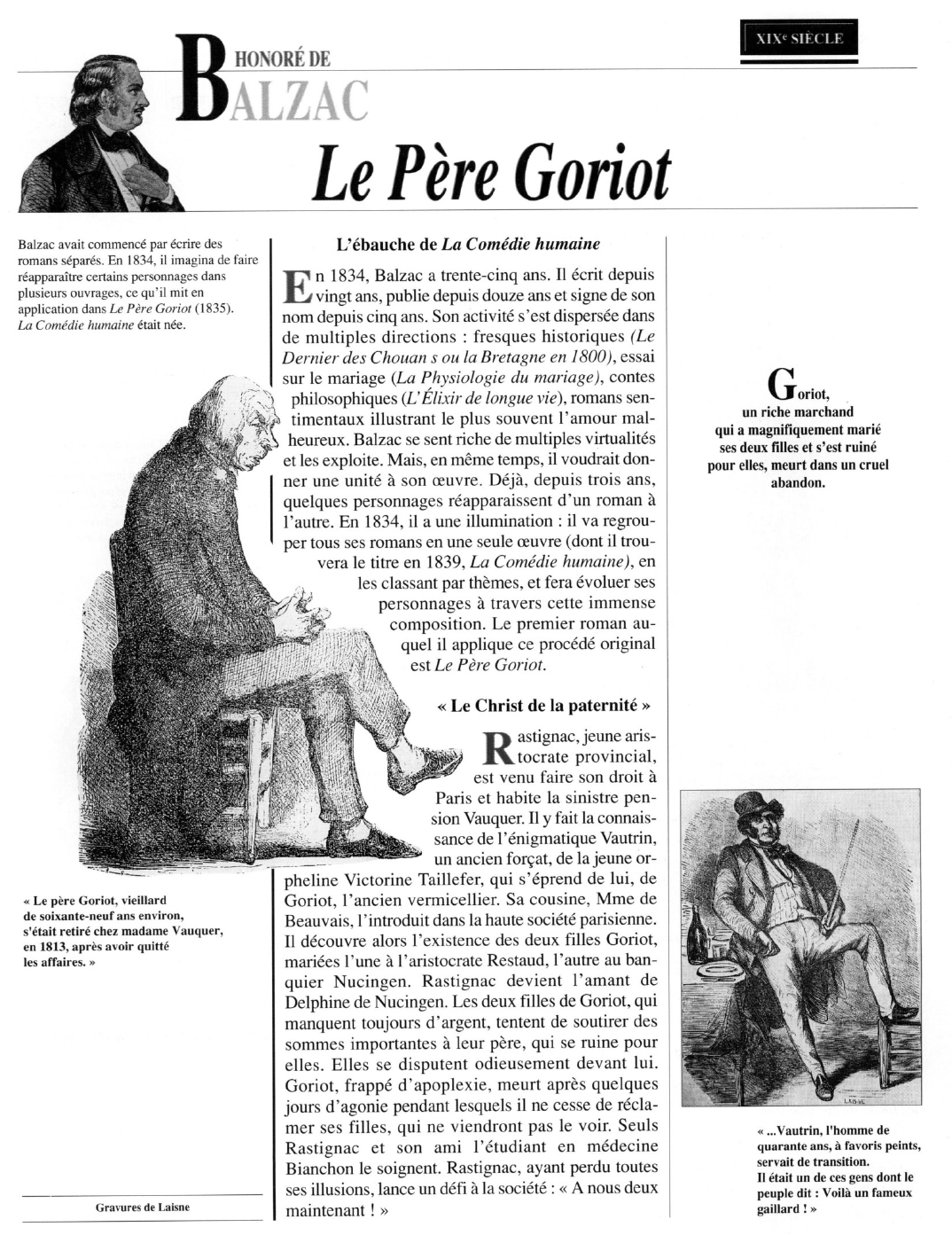Prévisualisation du document HONORÉ  DE BALZAC:Le Père Goriot.
