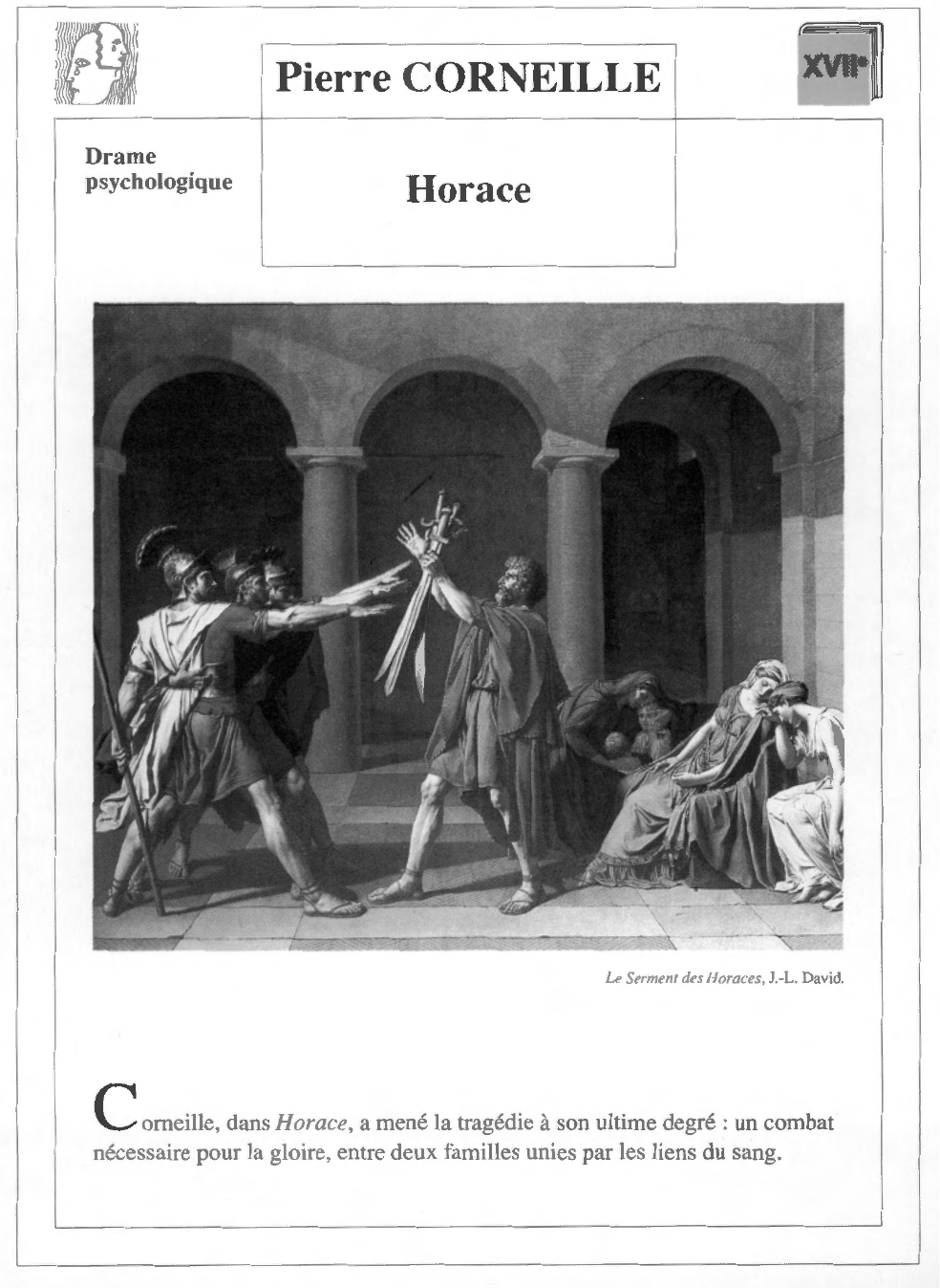 Prévisualisation du document Horace [Pierre Corneille] - résumé et analyse.