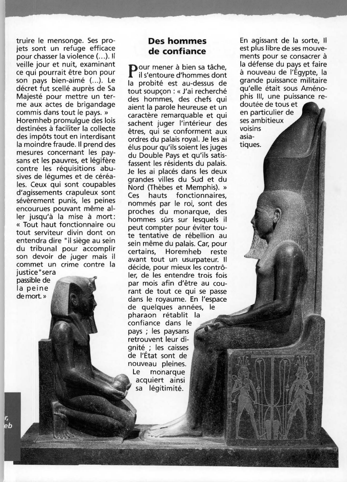 Prévisualisation du document Horemheb pharaon réformateur