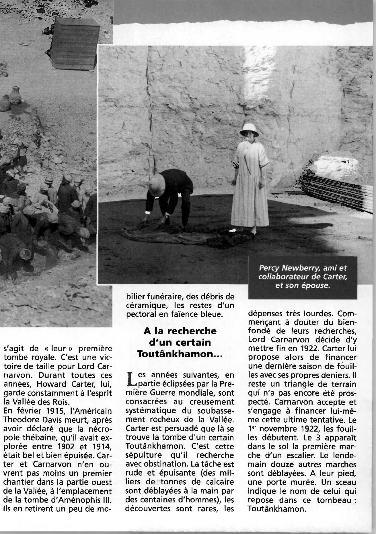 Prévisualisation du document Howard Carter : quinze ans de fouilles décevantes