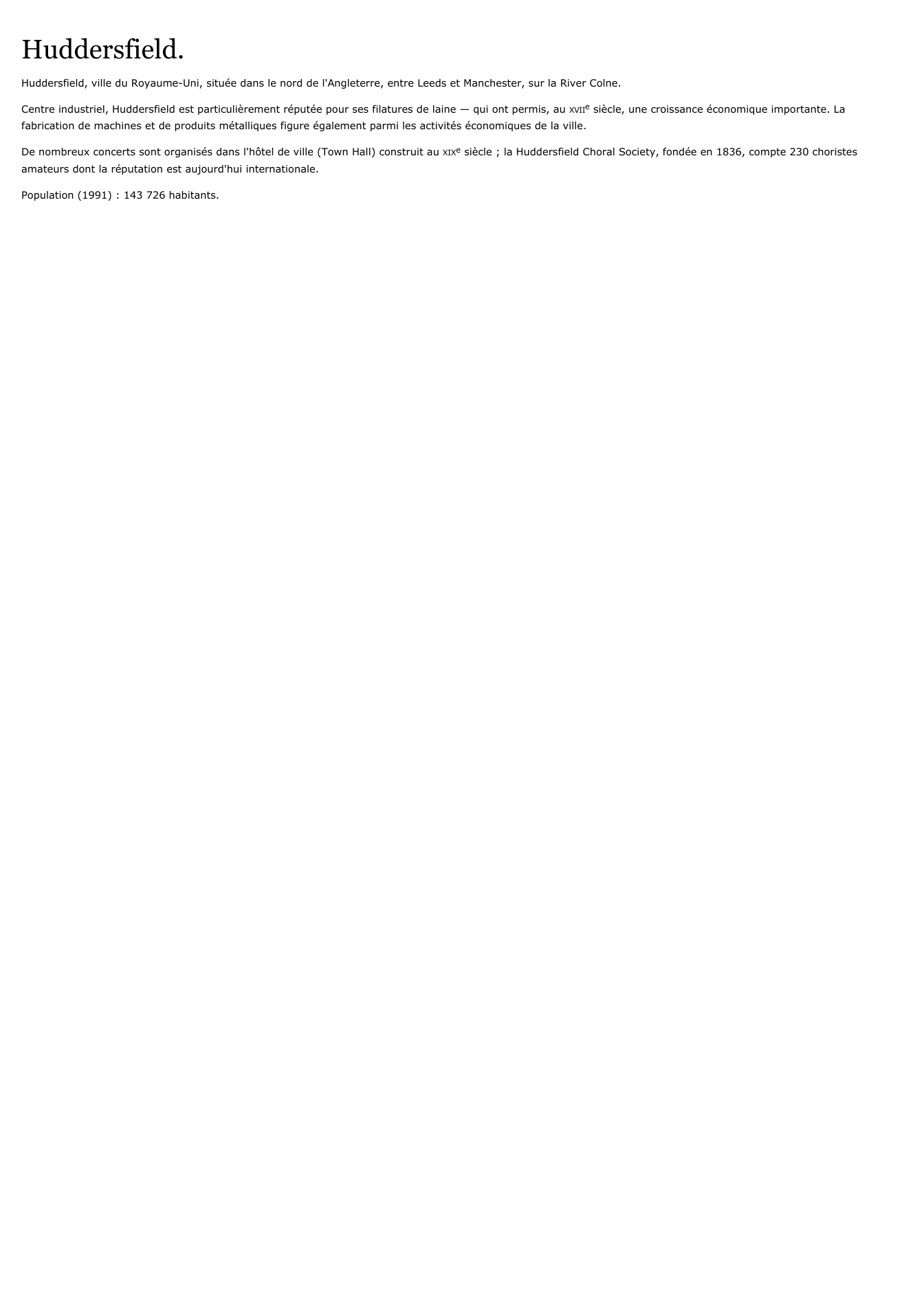 Prévisualisation du document Huddersfield.