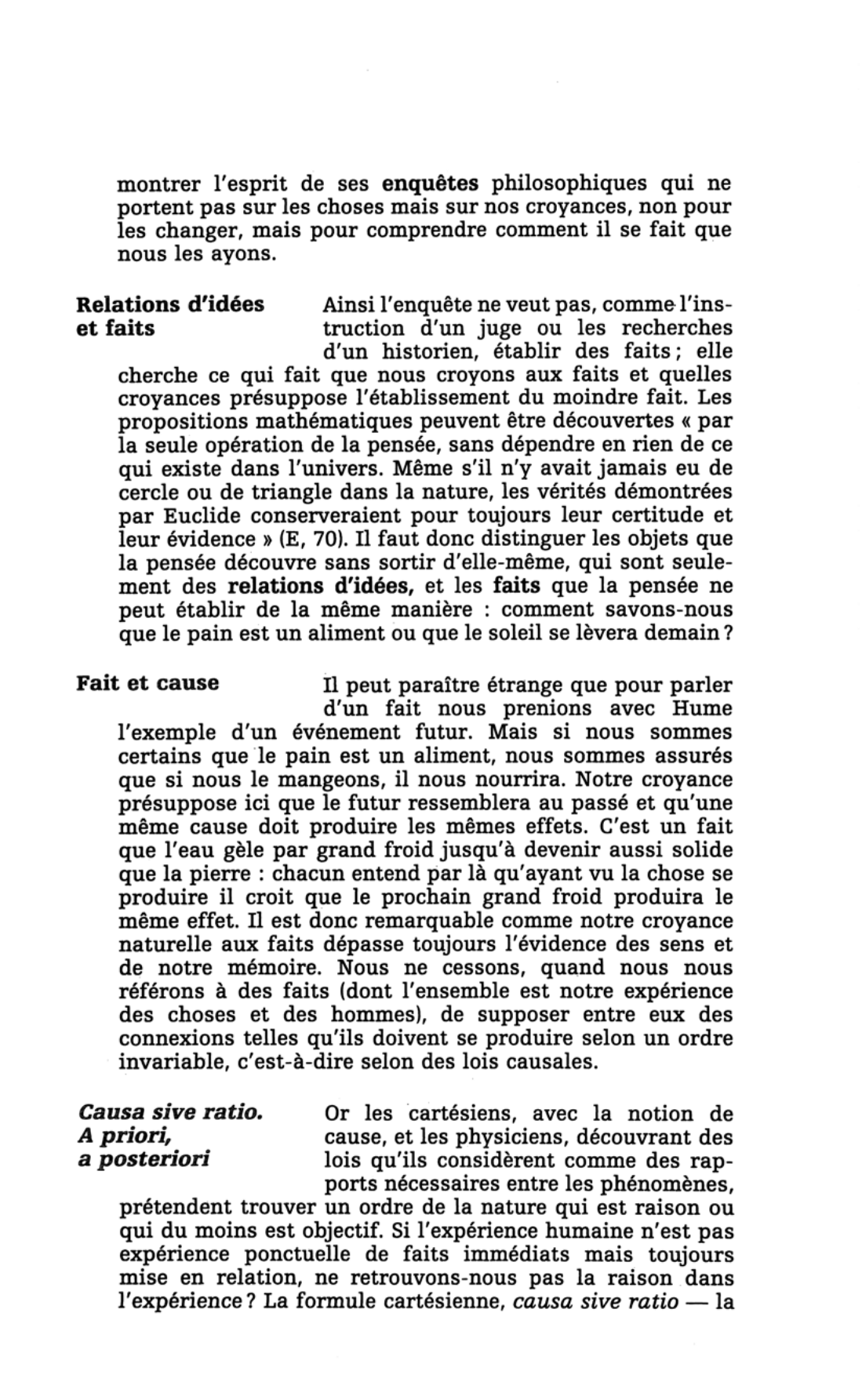 Prévisualisation du document Hume: Doute et croyance