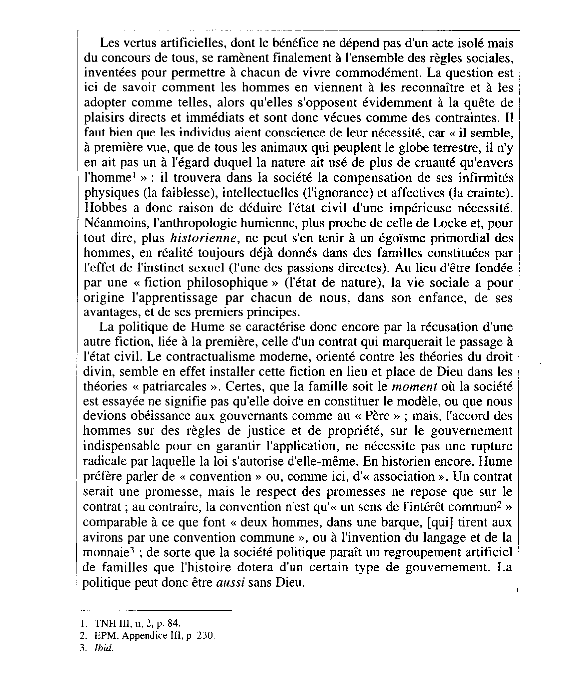 Prévisualisation du document Hume et la justice - Commentaire