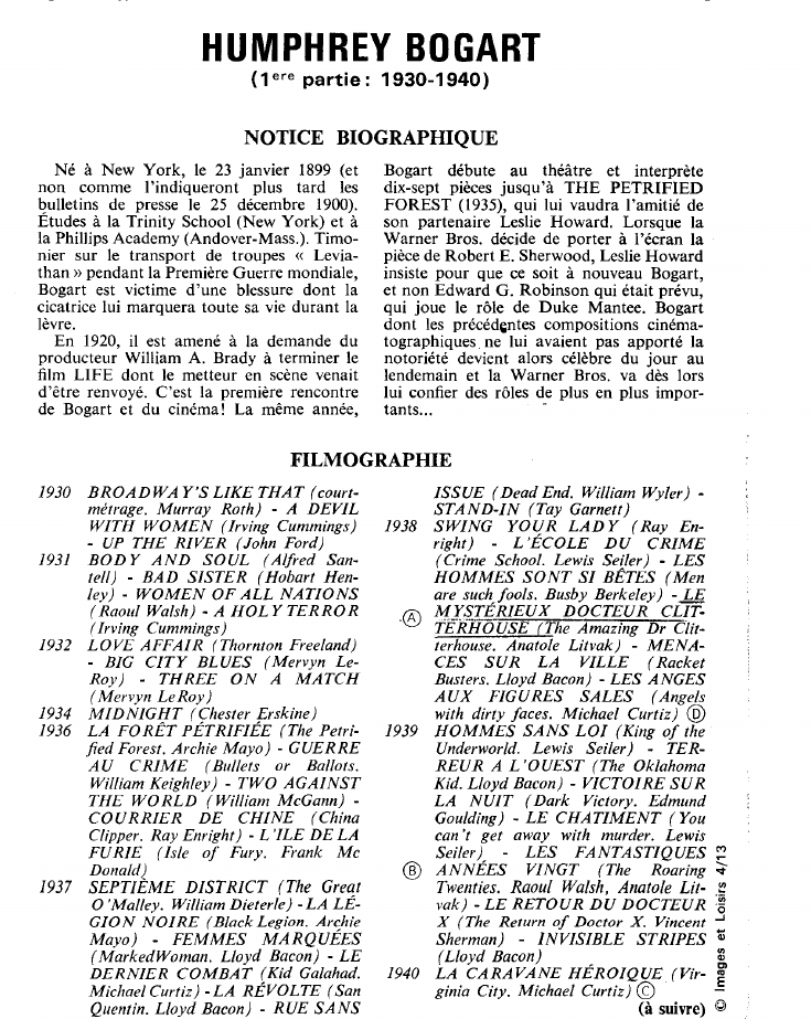 Prévisualisation du document HUMPHREY BOGART