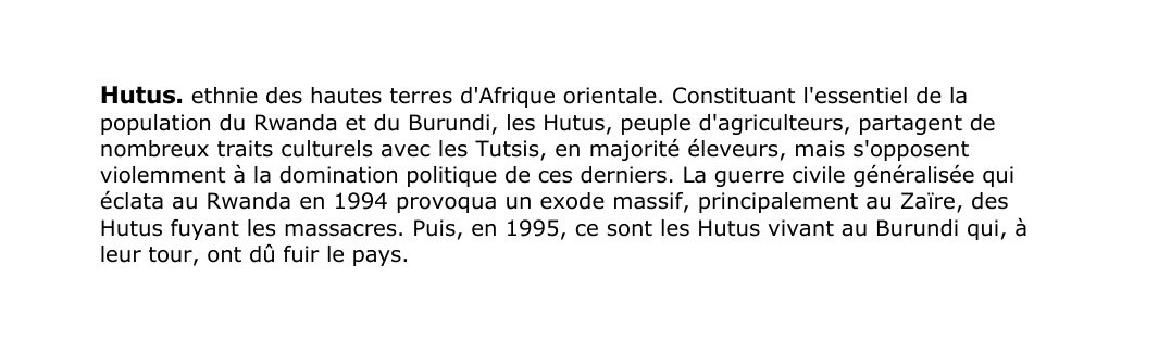 Prévisualisation du document Hutus.