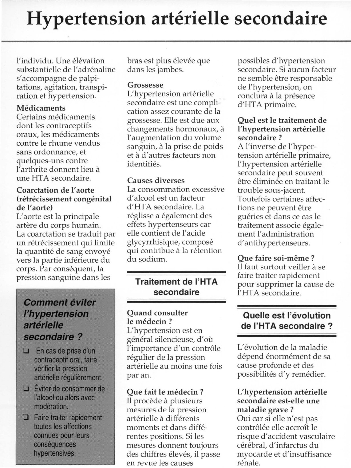 Prévisualisation du document Hypertension artérielle secondaire.