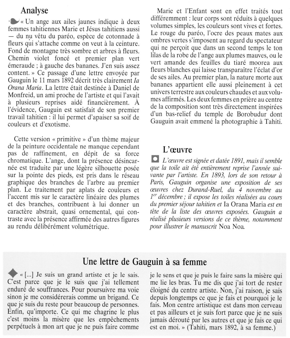 Prévisualisation du document Ia Orana Maria (Je vous salue Marie) de Gauguin
