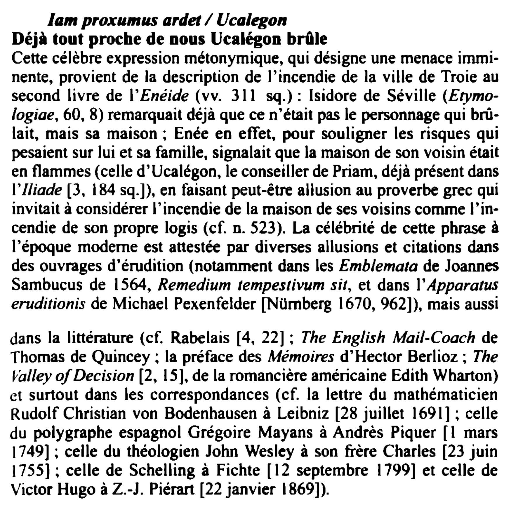 Prévisualisation du document Iam proximus ardet / Ucalegon