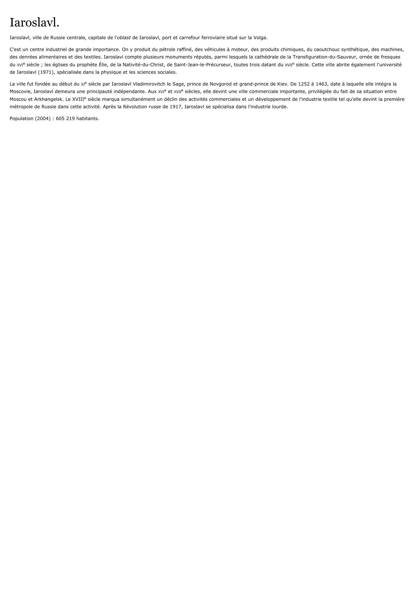 Prévisualisation du document Iaroslavl.