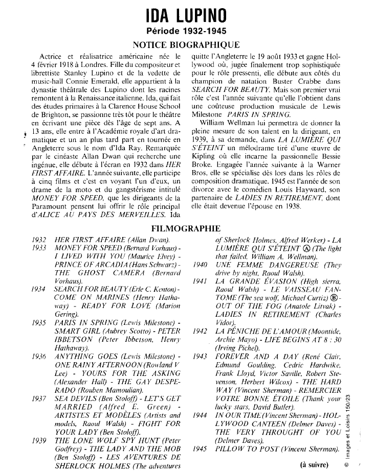 Prévisualisation du document IDA LUPINO