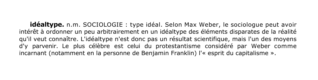 Prévisualisation du document idéaltype.