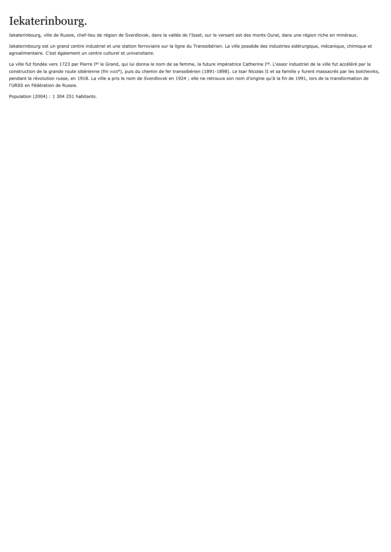 Prévisualisation du document Iekaterinbourg.