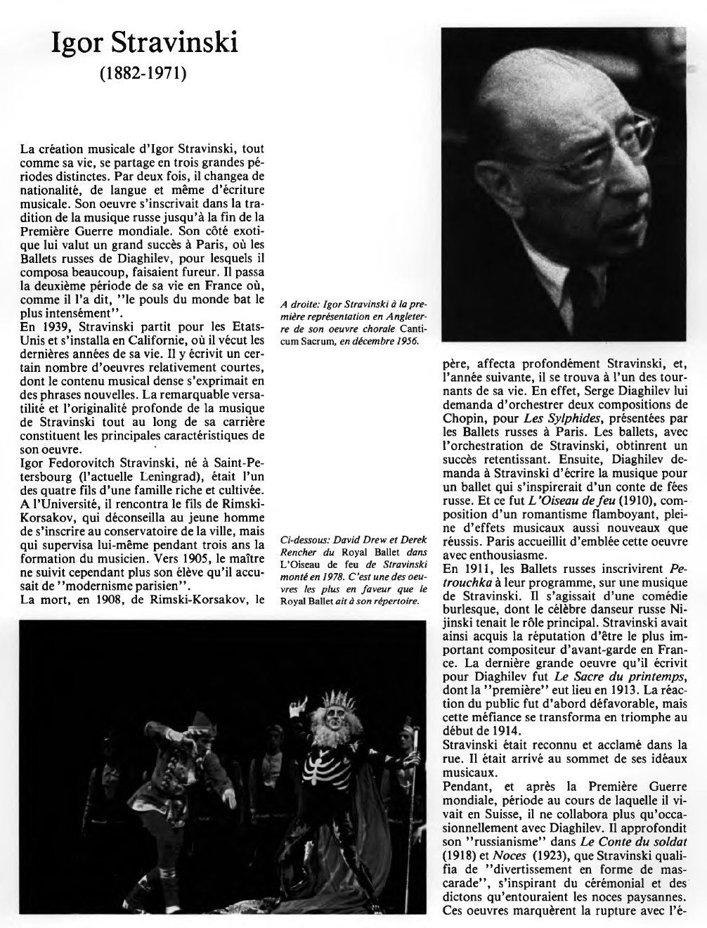 Prévisualisation du document Igor Stravinski