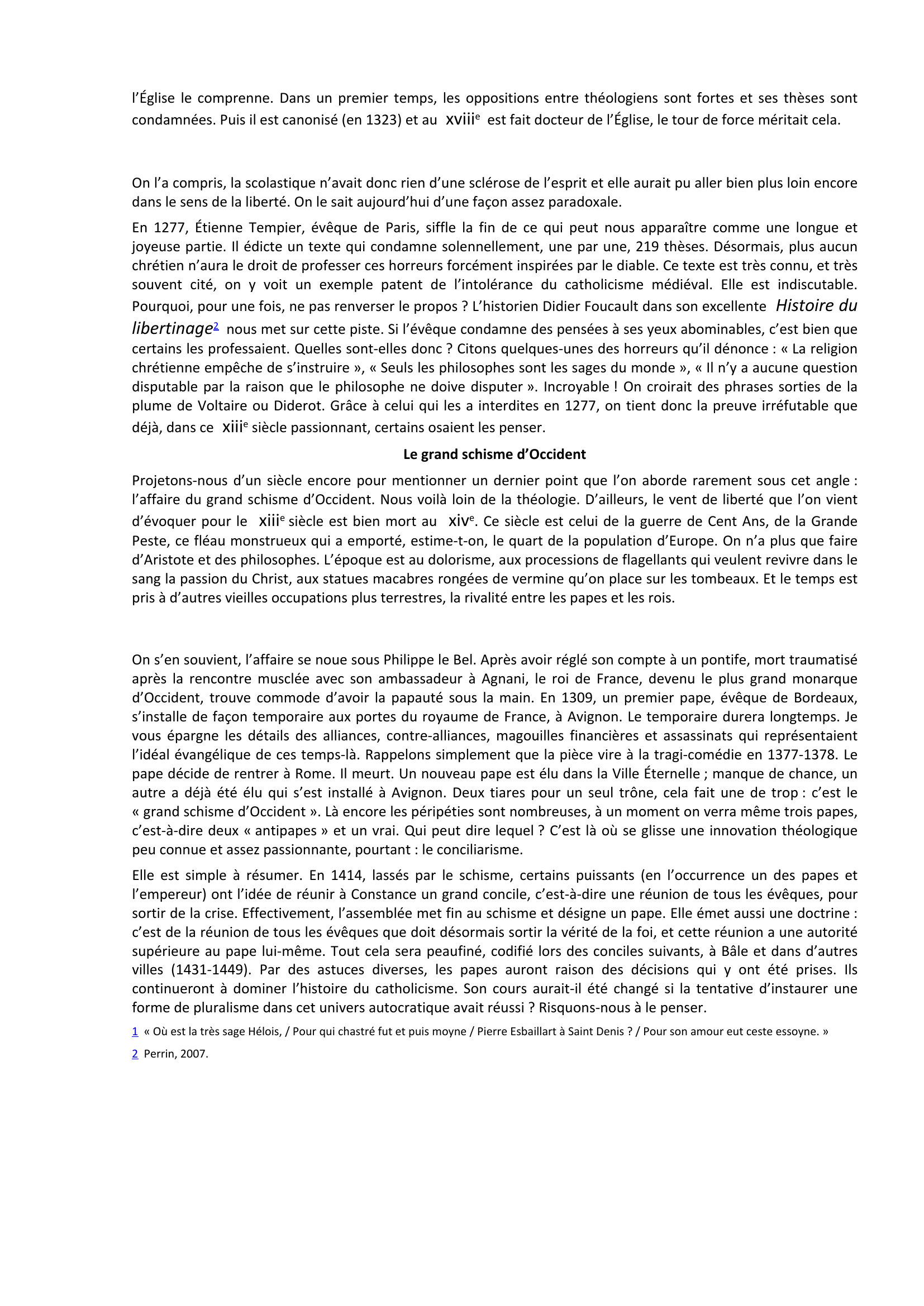 Prévisualisation du document Il aimait considérer les textes des Pères de l'Église les uns après les autres pour en faire éclater les contradictions.