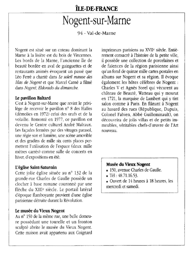 Prévisualisation du document ÎLE-DE-FRANCENogent-sur-Marne.