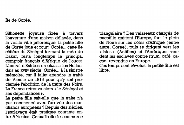 Prévisualisation du document Ile de Gorée.