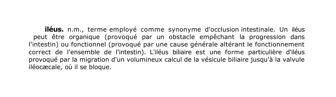 Prévisualisation du document iléus.