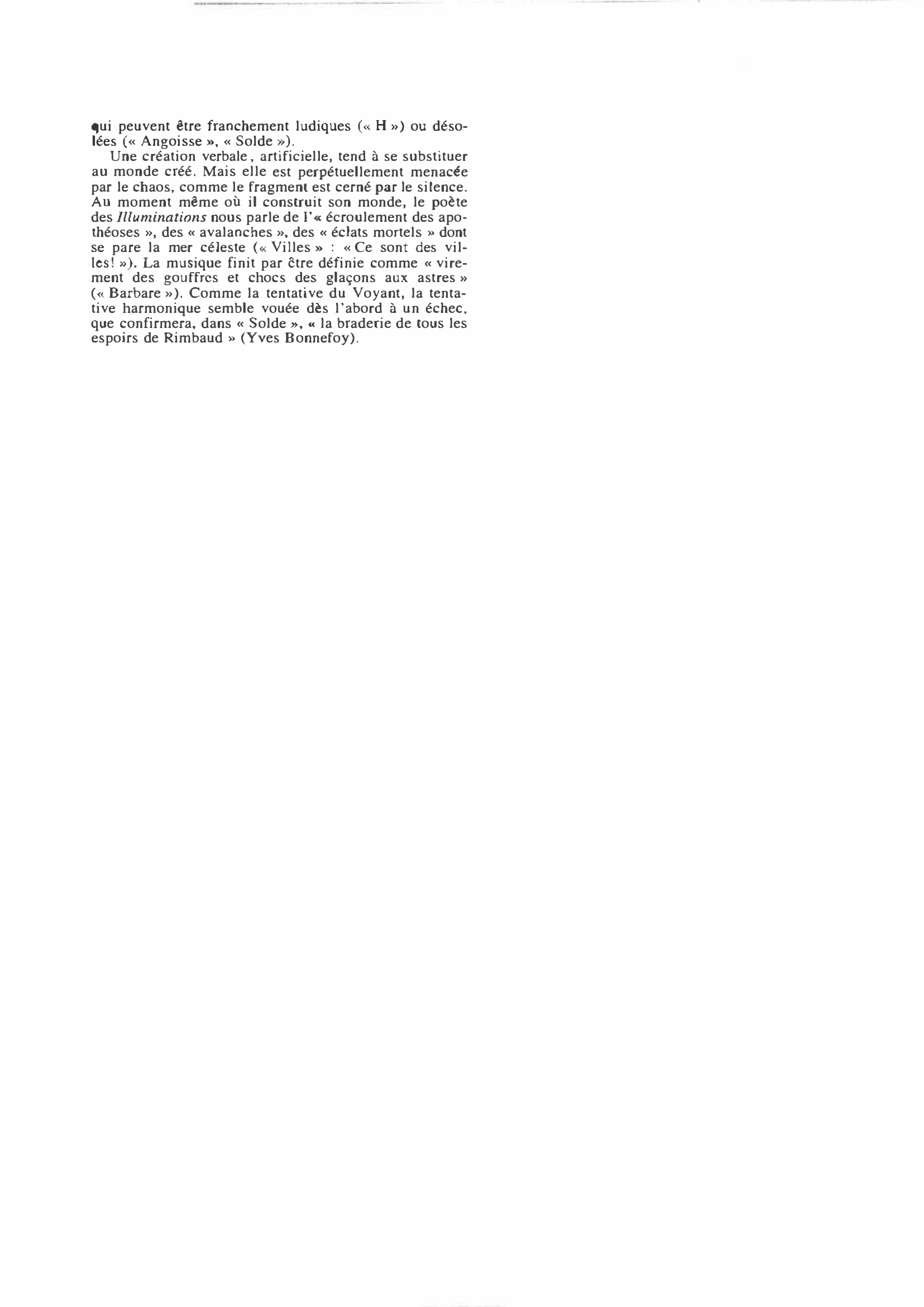 Prévisualisation du document Illuminations de Rimbaud (résumé & analyse)