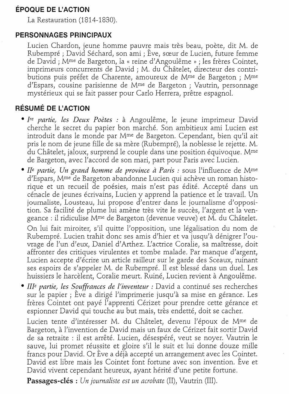 Prévisualisation du document Illusions perdues   Honoré de Balzac (résumé de l'oeuvre & analyse détaillée)