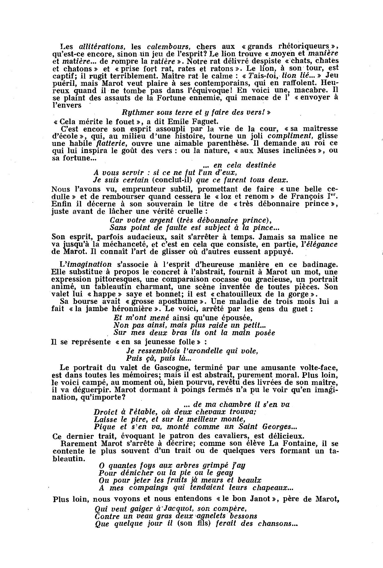 Prévisualisation du document Imitez de Marot l'élégant badinage.Que pensez-vous de cette définition du talent de Marot par Boileau? Que pensez-vous du conseil de l'imiter ?