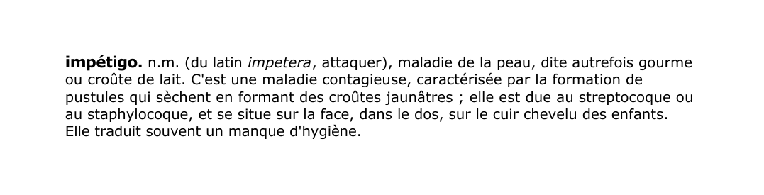 Prévisualisation du document impétigo.