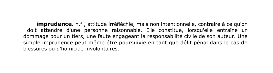 Prévisualisation du document imprudence.