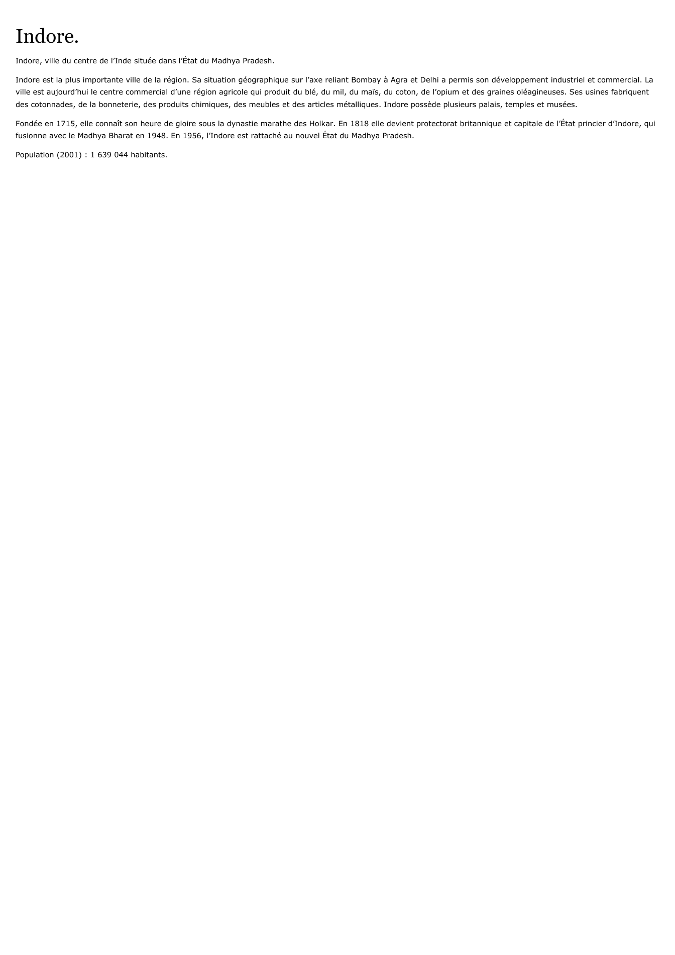 Prévisualisation du document Indore.