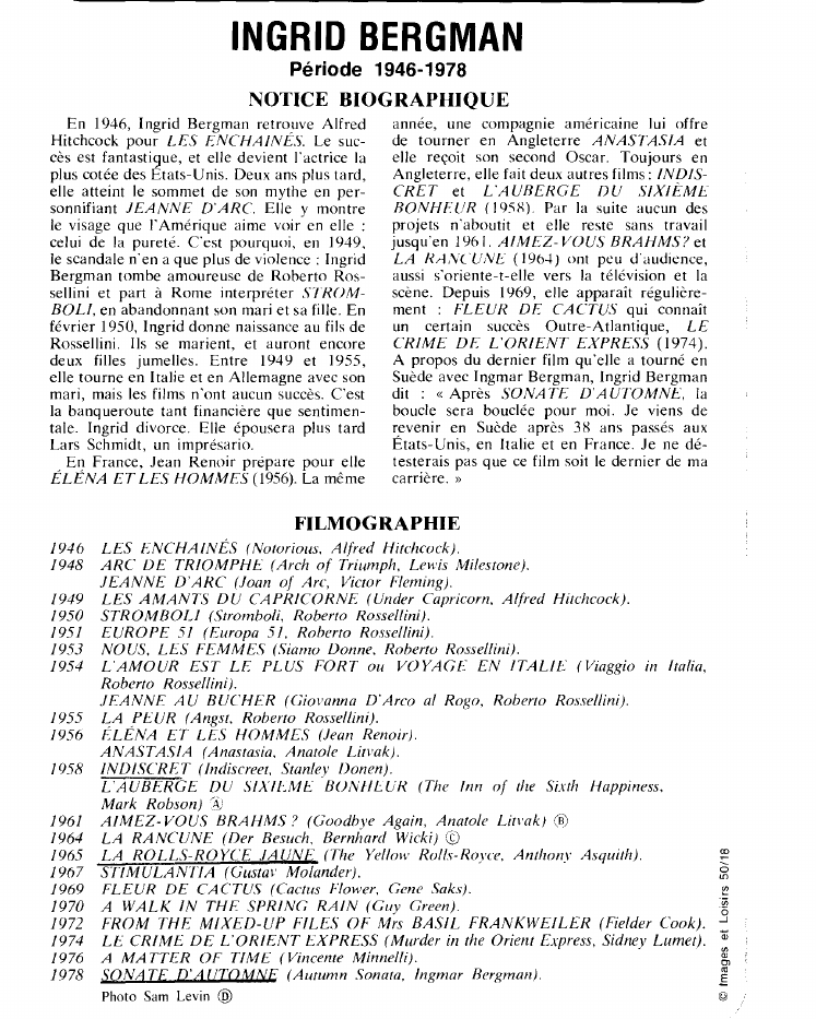 Prévisualisation du document INGRID BERGMAN