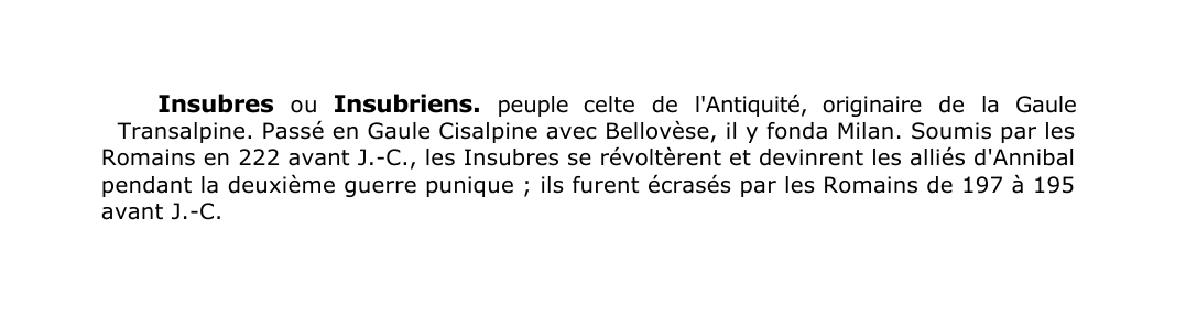 Prévisualisation du document Insubres ou Insubriens.