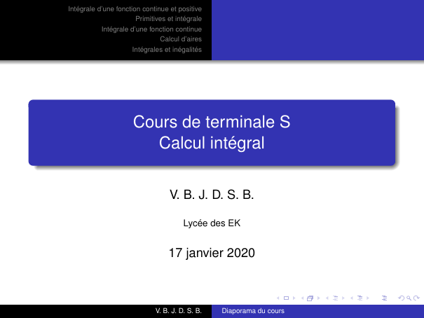 Prévisualisation du document Intégrale d’une fonction continue et positive