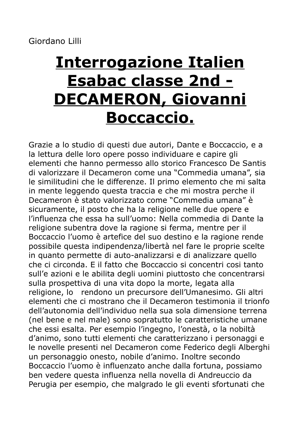 Prévisualisation du document Interro Bocaccio