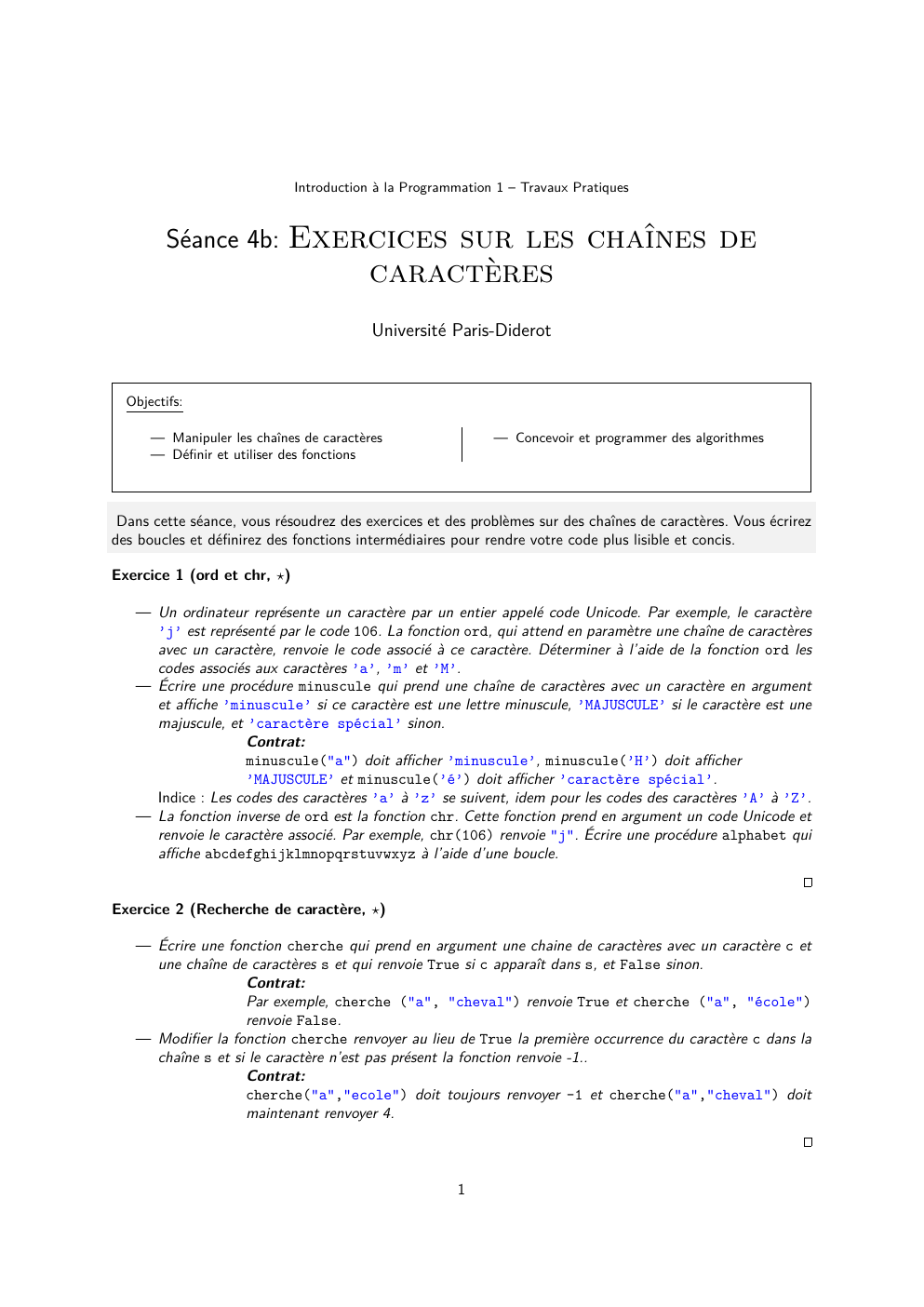 Prévisualisation du document Introduction python